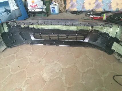 Усилитель бампера на приору