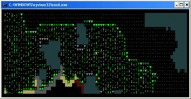Консольная игра на c. Текстовый рогалик. рогалик в консоли. игры на консоли. игра программирование робота.