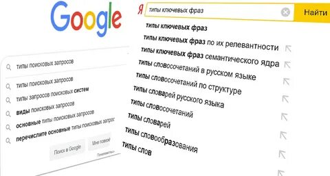 Варианты поисковых запросов