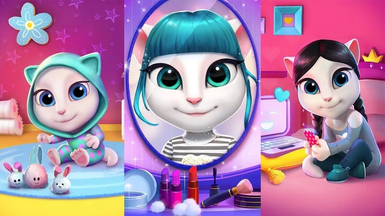 Моя говорящая анджела старые версии. Анджела 2. talking angela. my talking angela анджела. анджела анджела анджела маленькая.