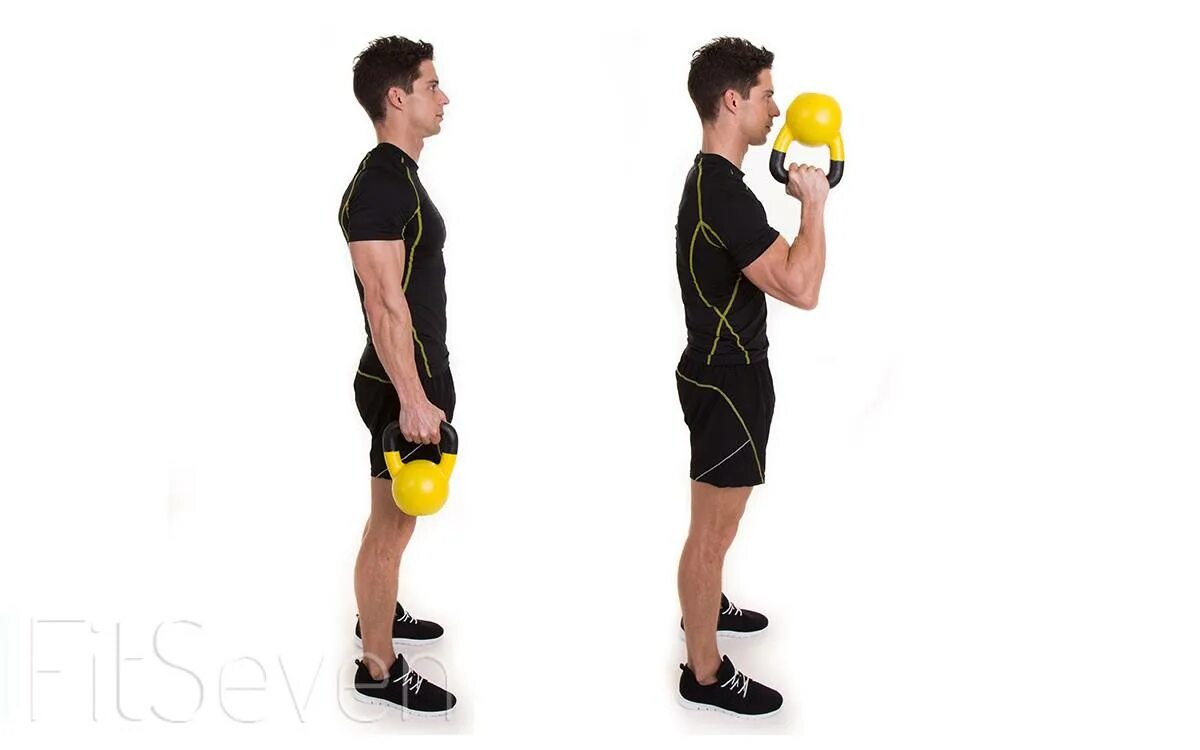 Упражнения на бицепс с гирей 16 кг. Упражнения с гирей на бицепс и трицепс. Бицепс с гирей. Гиря на бицепс. Упражнения с гирями на бицепс.