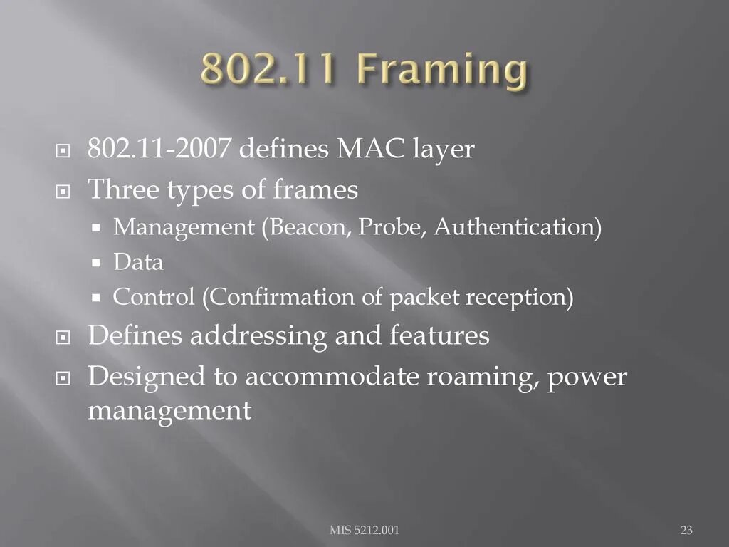 Frame definition