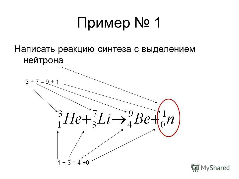 Написать реакции а распада