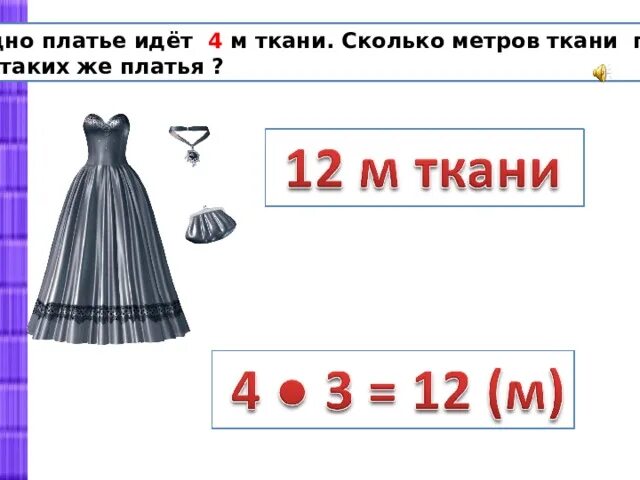 Платье 1 метр