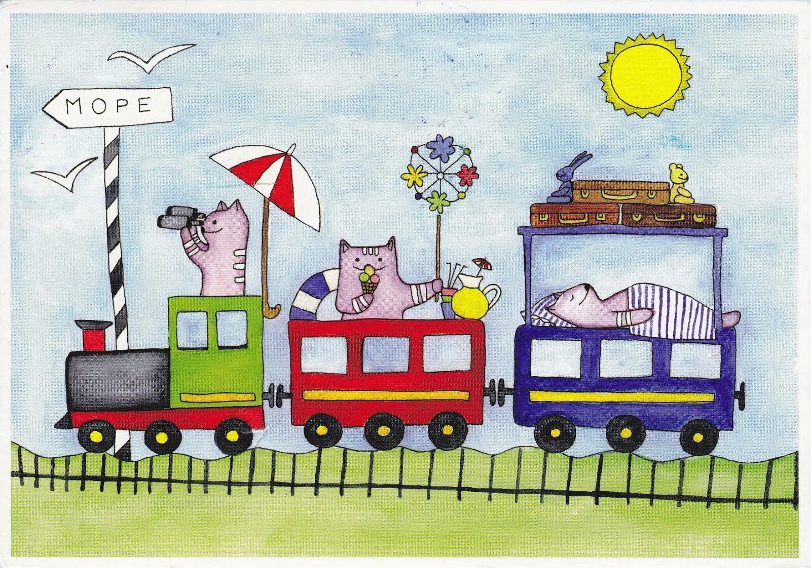 Едет паровозик далеко. Поезд рисунок. Сказочный поезд. Поезда для детей. Паровоз рисунок.