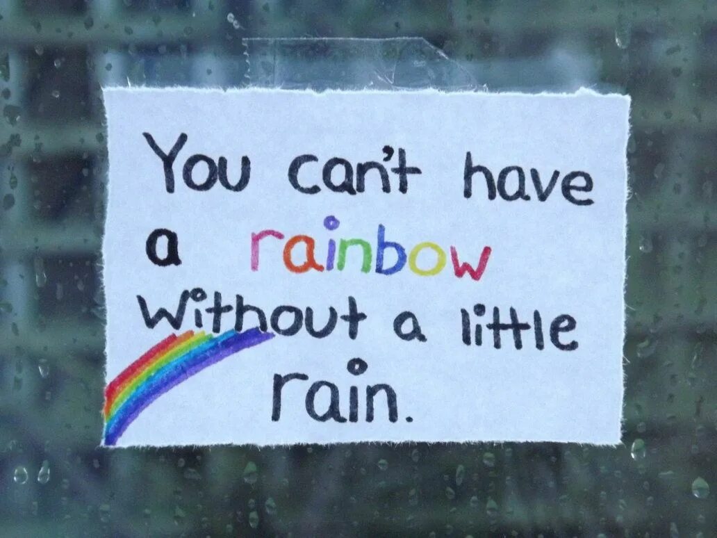 See rain перевод. Rainbow without a little Rain. If you want a Rainbow you have to put up with the Rain. Have you ever seen the Rain. Rain to Rainbows.