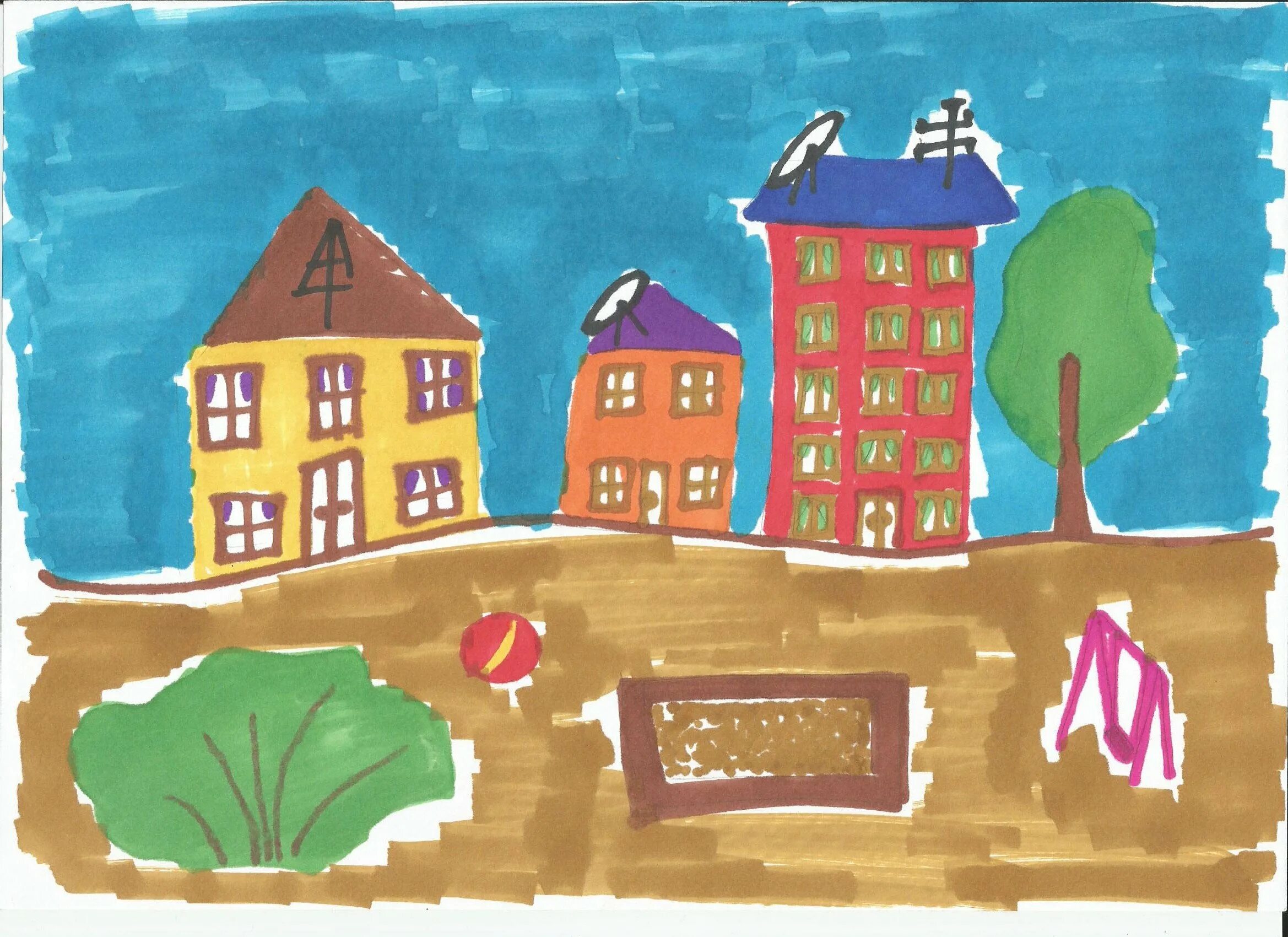 Мой дом мой город моя страна. Город рисунок. Детские рисунки города. Рисование город. Рисование мой город средняя группа.