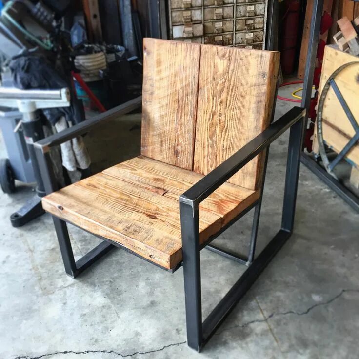 Металлическое круглое кресло в стиле ЛОФТ Mobilier de salon, Canapé en bois, Idé