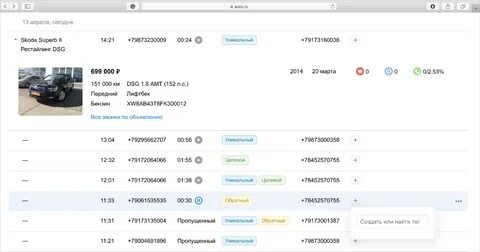 Обновить объявление