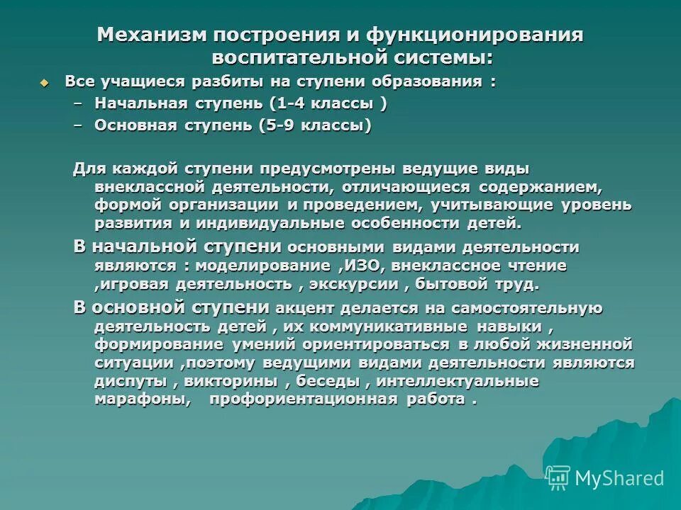 Авторские системы воспитания. Общие признаки воспитательных систем:. Функционирование воспитательной системы. Функционирование воспитательной системы. Функционирование воспитательной системы.
