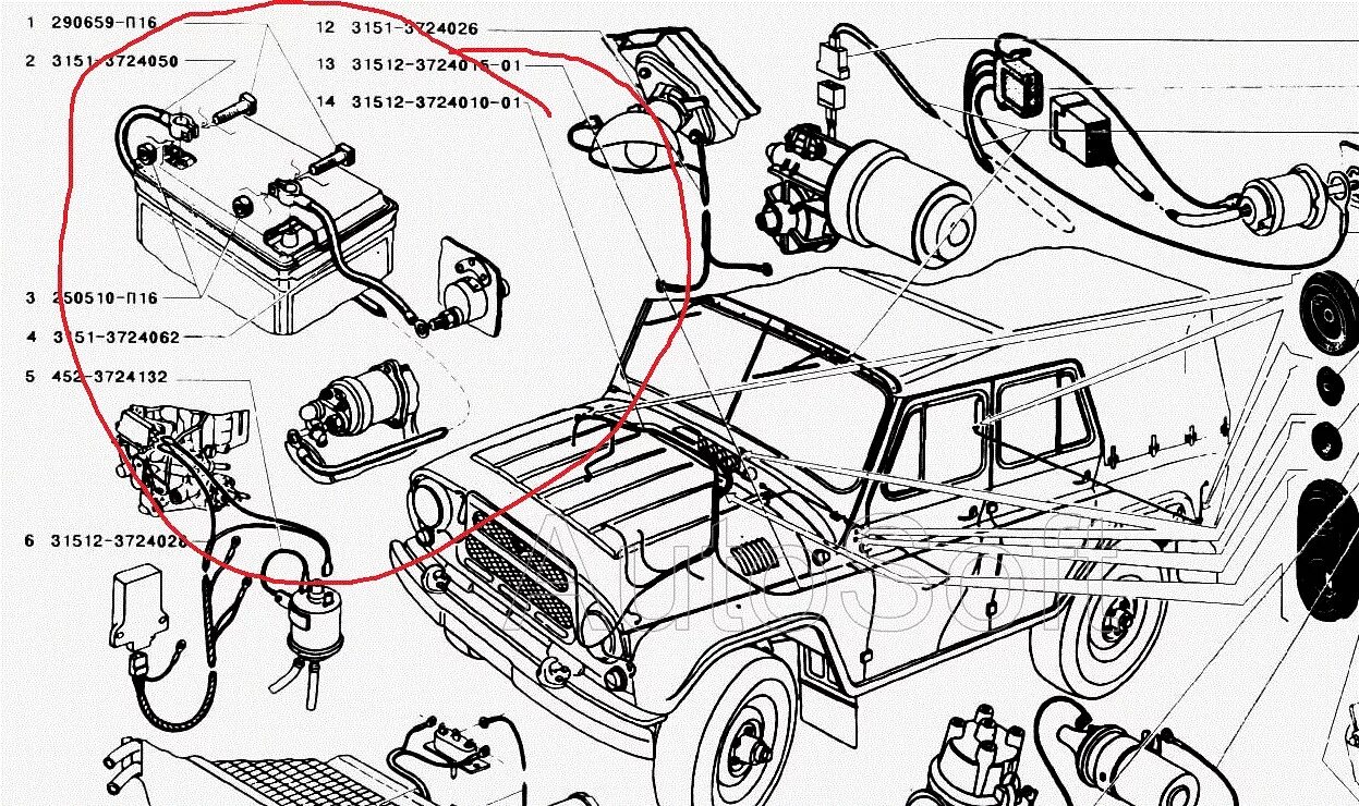 Уазик схема. Электропроводка УАЗ 31512. Электропроводка УАЗ 31514. Электропроводка УАЗ Хантер 31519. Электрооборудование УАЗ 469.