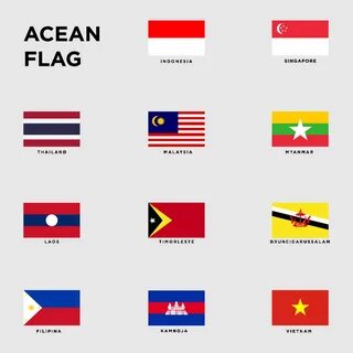 Flag Of South East Asian Countries 4968770 Vector Art At, 55% OFF 