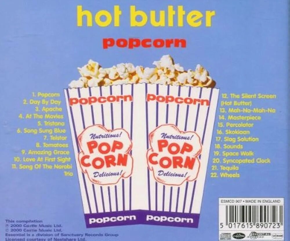 Corn песни. Hot Butter Popcorn 1972. Pop Corn Гершон Кингсли. Попкорн из 2000-х. M H Band Popcorn обложка.