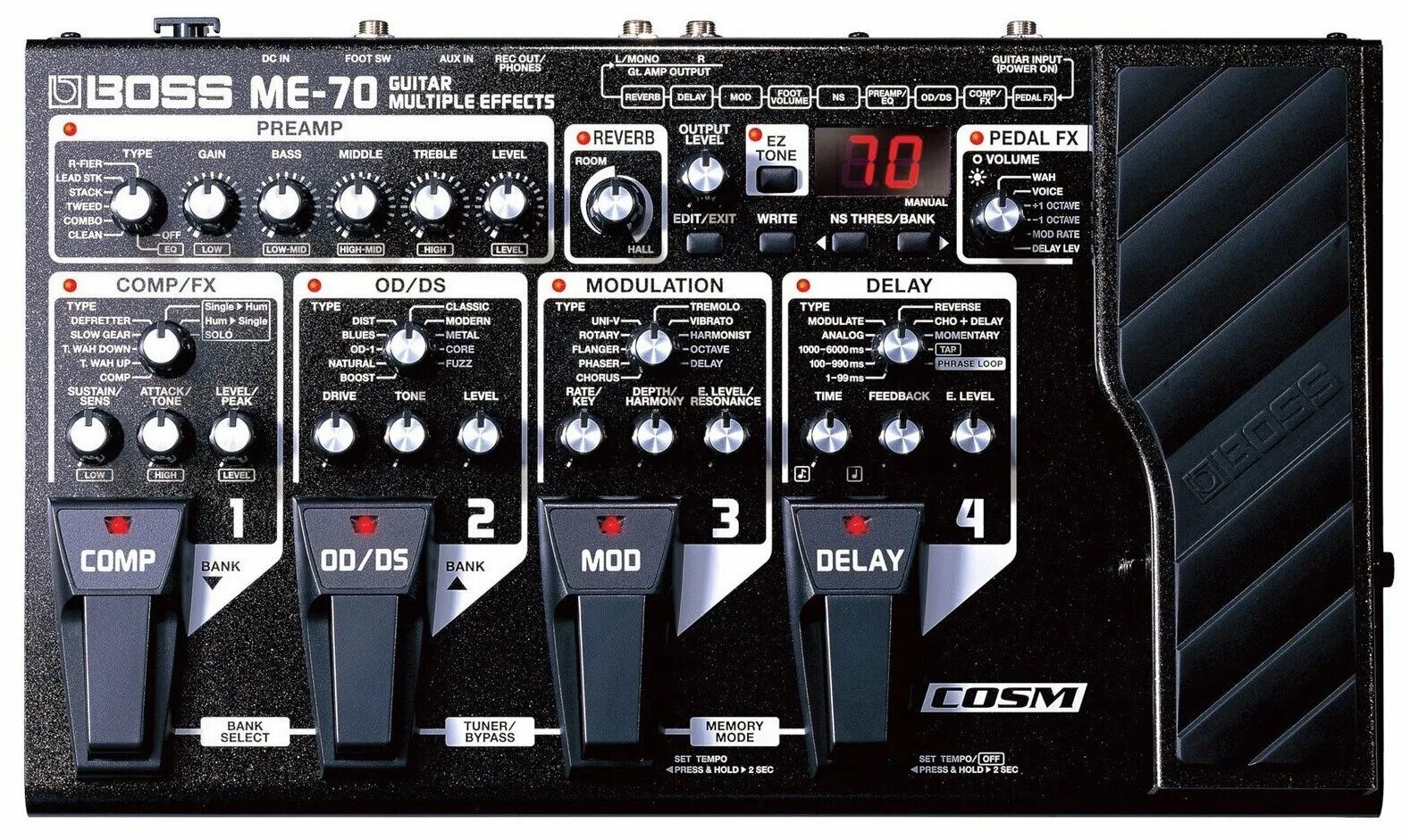 E boss me. Boss me 70. boss процессор me-70. гитарный процессор boss. boss me-80 гитарный процессор эффектов.