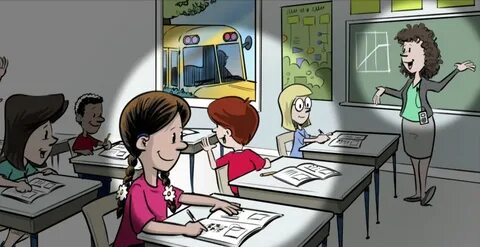 Visit cartoon