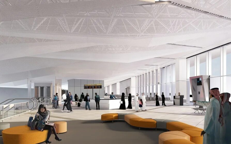 Кувейт аэропорт фото Kuwait International Airport (Terminal 2) Werner Sobek Kuwait, Architecture, Fac