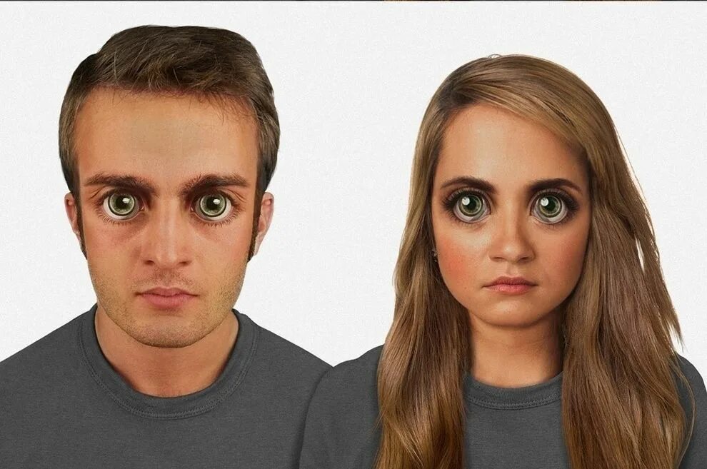 What The Human Face Will Look Like In 100,000 Years Human face, Human, Human gen