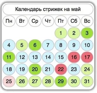 октябрь лунный календарь стрижек и окрашивания