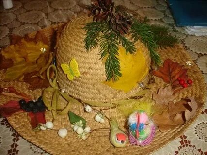 Шляпы осенние в садик своими руками