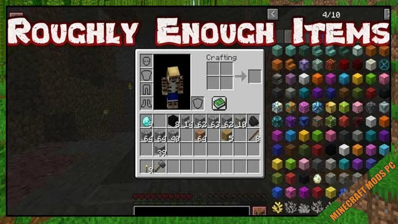 Мод roughlyenoughitems. Roughly enough items 1.16.5. Just enough items Mod 1.16.5. Roughly enough items (Rei).