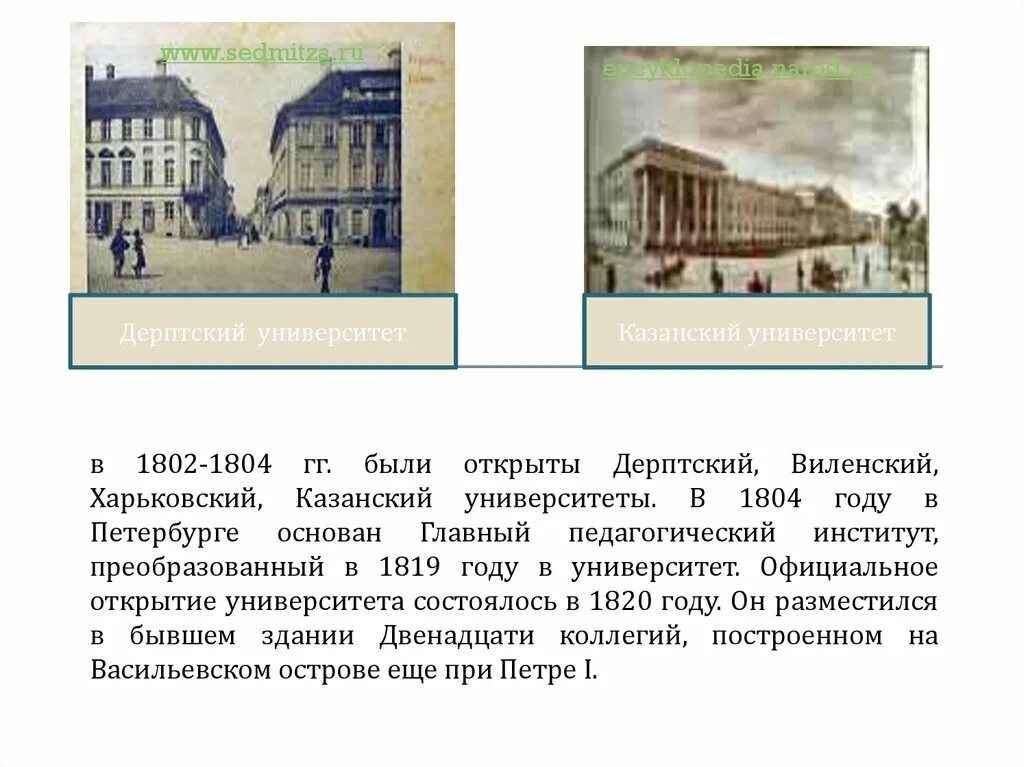 В каком веке были открыты университеты