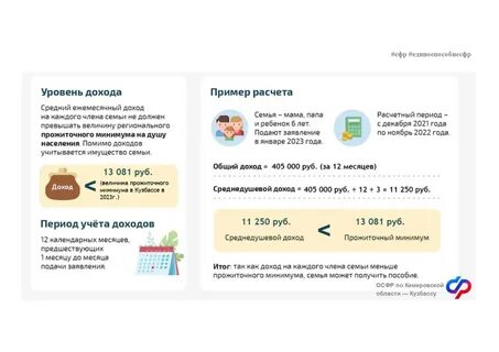 Условие получения единого пособия на ребенка 2023