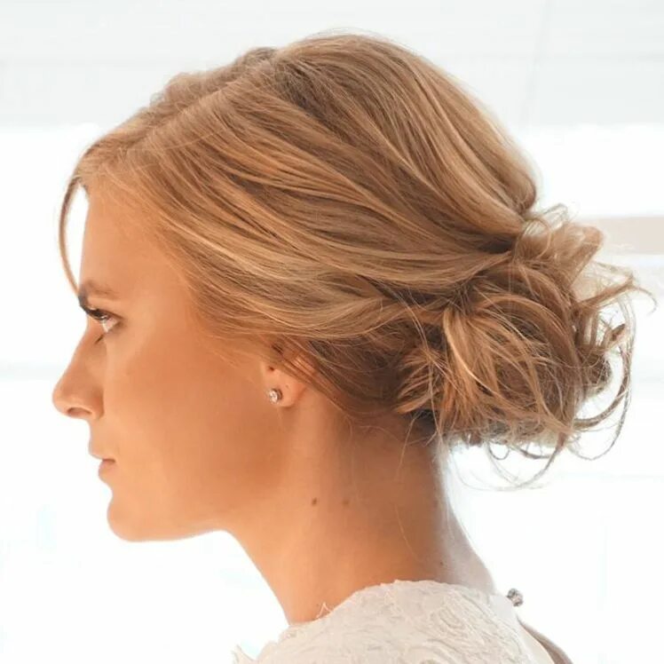 Pin by mamasbag.com on honey blonde hairstyles Thin hair updo, Short hair updo, 