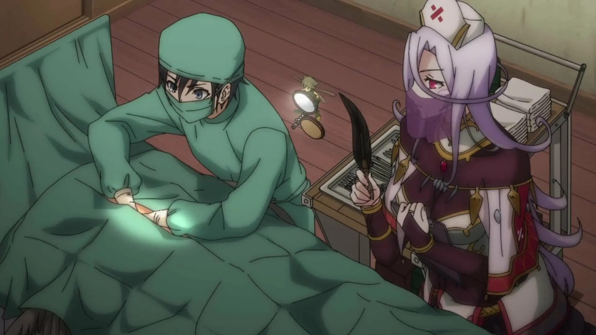 Доктор девушек монстров дата выхода. Monster musume anime доктор. monster musume anime доктор ктулху. доктор монстров аниме. мусуме оишасан.