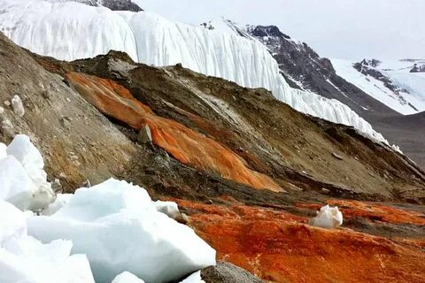 Водопады антарктиды