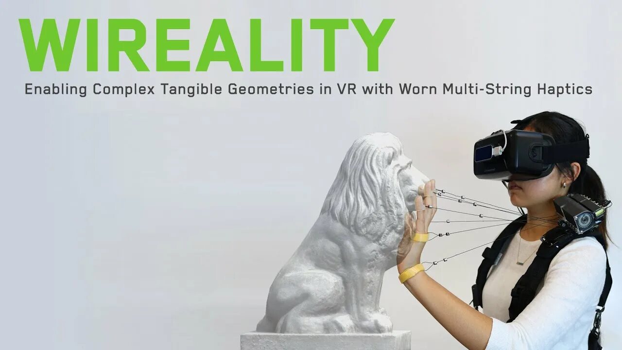 Vr объект. WIREALITY. Имитация тактильных ощущений в виртуальной реальности. Виртуальная осязательная система (Virtual Touch System - VTS). Тактильные VR-технологии это.