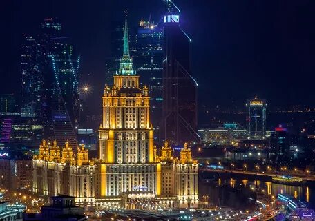 Москва большой и красивый город
