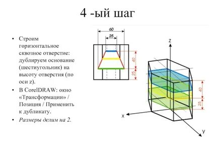 Горизонтальное отверстие