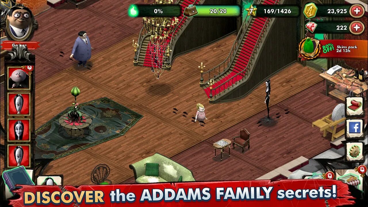 Семейка Аддамс игра игра. Addams Family Mystery Mansion. Addams Family игра андроид. Addams Family 2 игра. Играй семейка аддамс
