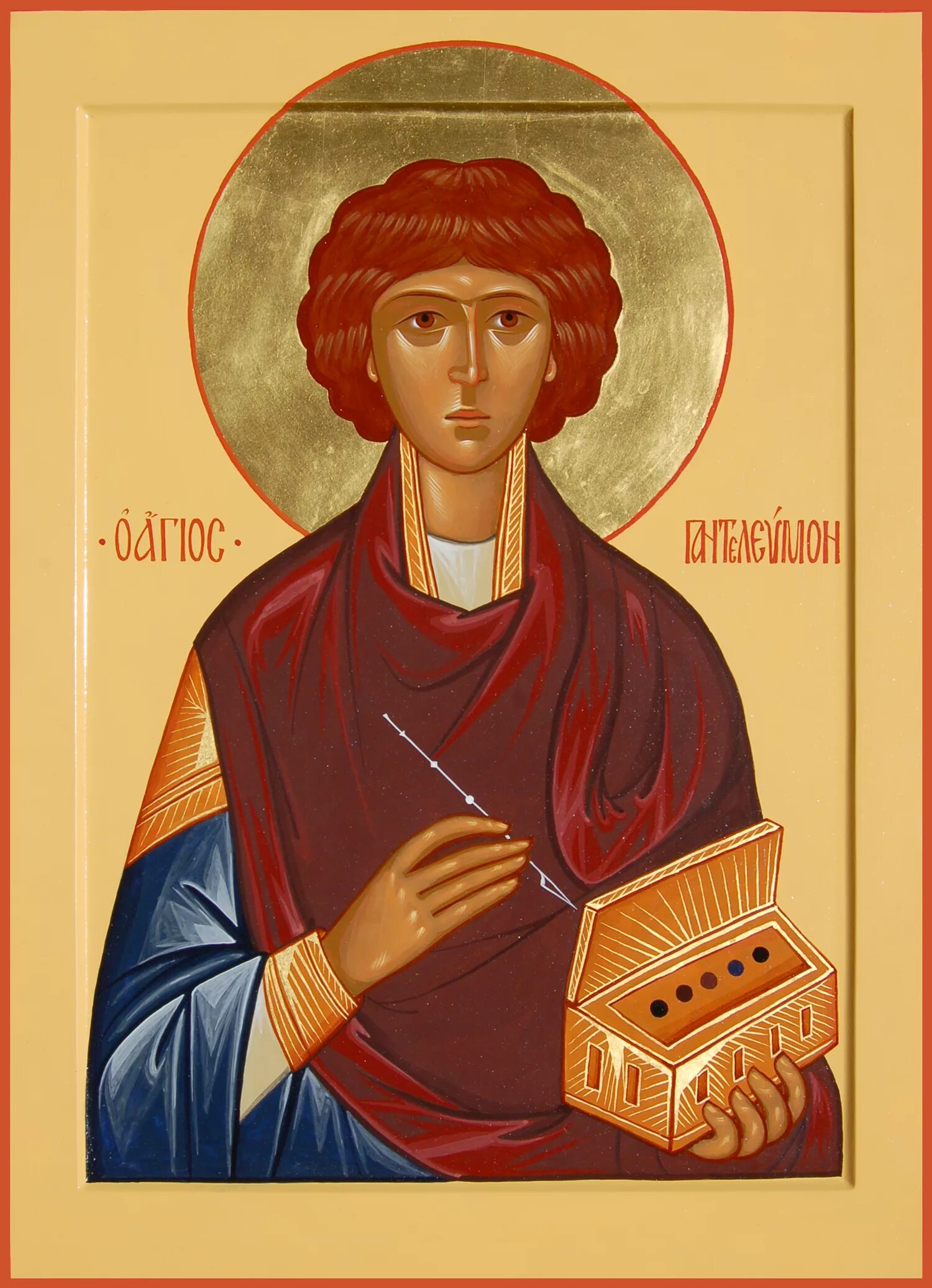 Св вмч. Икона Святого Пантелеймона целителя. Икона великомученика и целителя Пантелеимона.