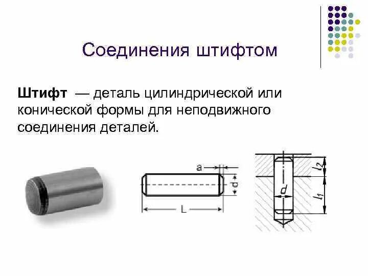Диаметр соединительного элемента. Диаметр соединительного элемента