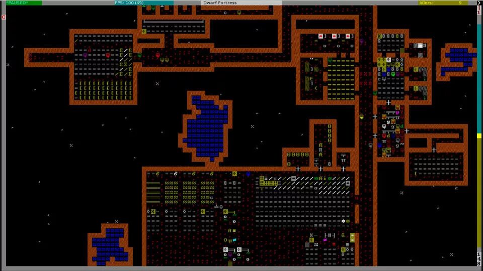 Dwarf fortress моды. Dwarf fortress 2002 геймплей. dwarf fortress 1980. дварф фортресс графическая версия. дварф фортресс графика ascii.
