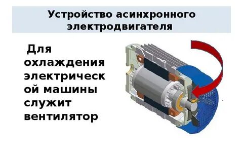 Напишите устройство электродвигателя