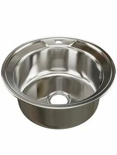 Раковина для кухни круглая из нержавейки