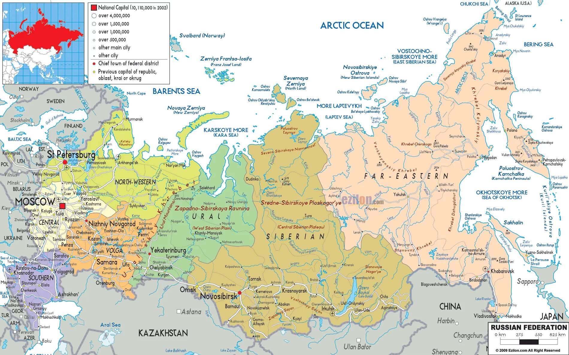 Масштаб россии - Вопросы и ответы