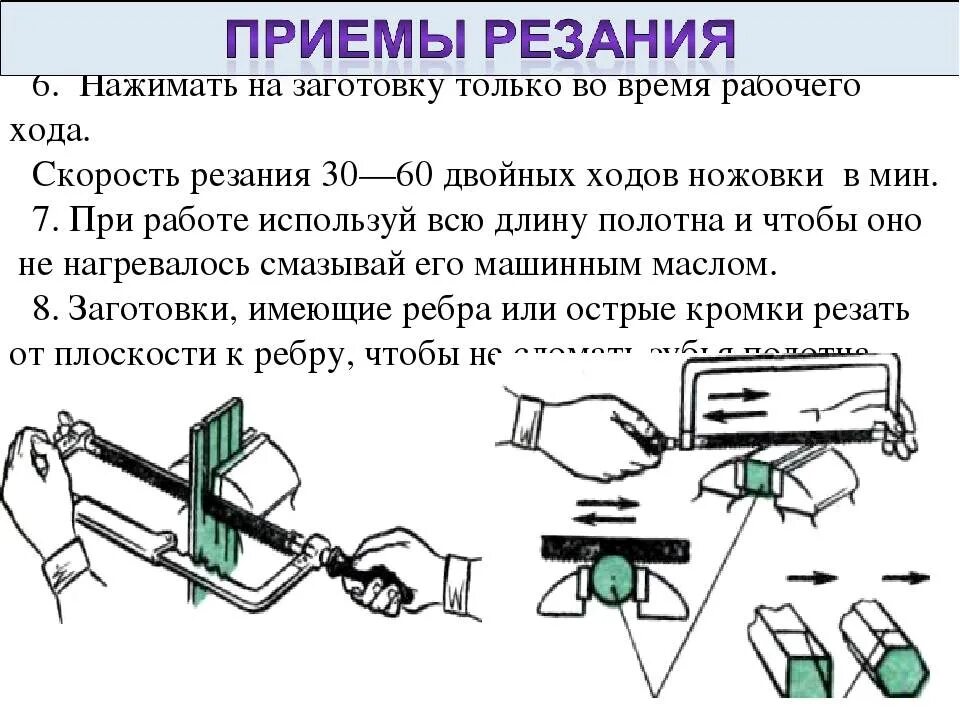 Технологическая карта. Резка металла ножовкой. Технология резания металла и пластмассы слесарной ножовкой. Резка металла УШМ технологическая карта. Технологический процесс резки металла ножовкой.