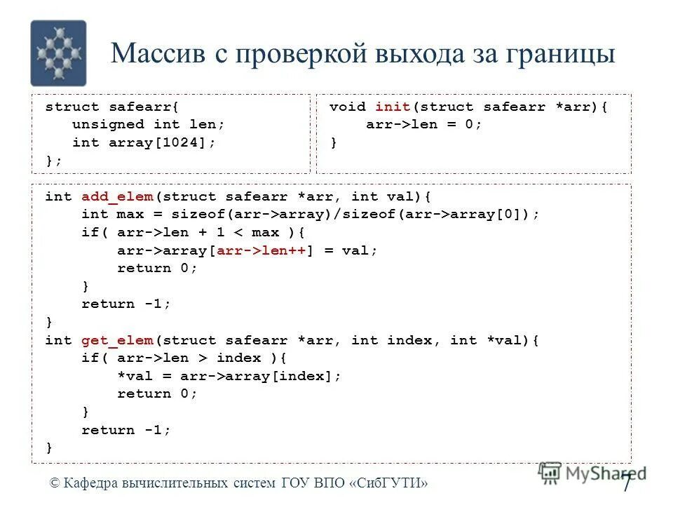 Sizeof array. Sizeof array