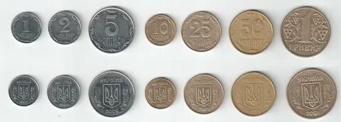 Деньги украины монеты