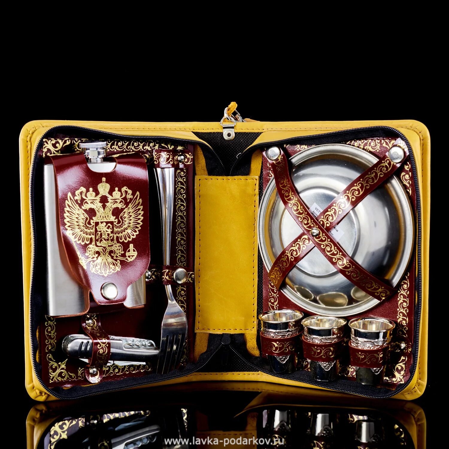 Пакет подарочный «беру всё вино на себя» 22 x 22 x 11см 6249081. Подарочные арт наборы. 28466. Набор шампуров охотник в кейсе. Набор подарочный, арт.