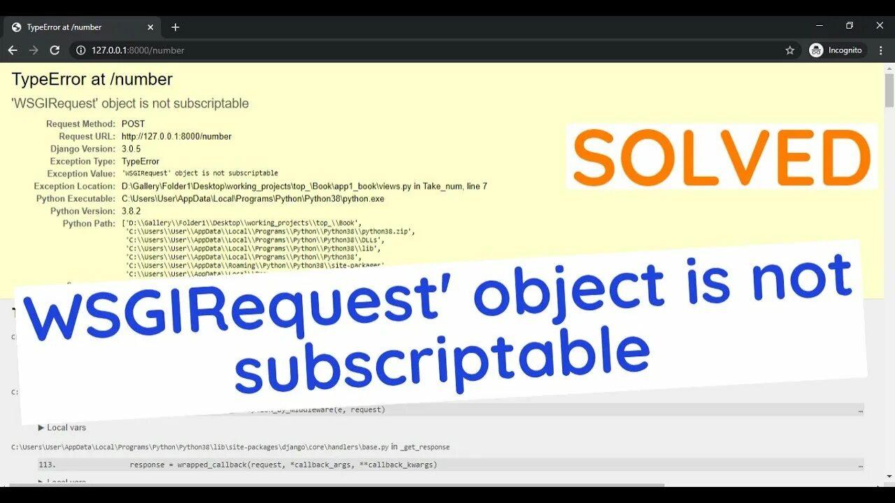 Object is not subscriptable. TYPEERROR: 'Type' object is not subscriptable. 'Float' object is not subscriptable. 'INT' object is not subscriptable.