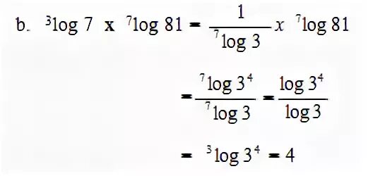 Log7 81/log7 3. Log93=2. Log 3 8 log3 4