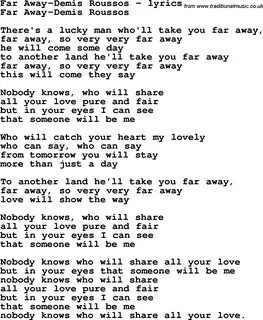far away far away lyrics - globaltgycolombia.com.