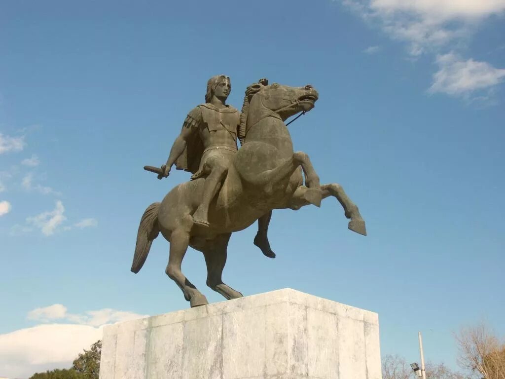 Памятник Александру Македонскому (Салоники). Памятник Александру Македонскому в Салониках, Греция. Памятник александру македонскому