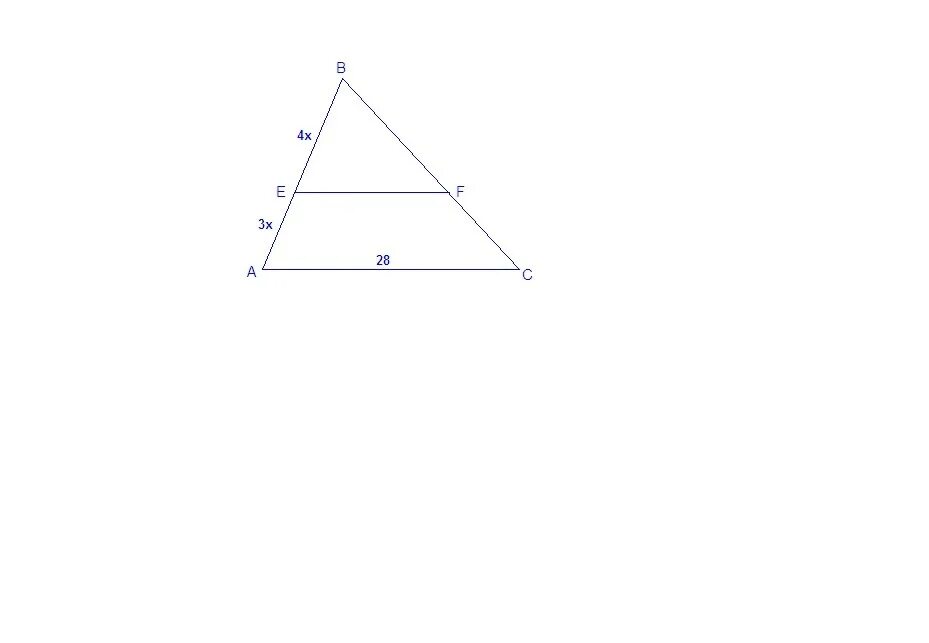 Ab c de f. На стороне АС трекгольника ВБС отметиил точку е. На стороне ab треугольника ABC. На стороне AC треугольника ABC отмечена точка e. Прямая ом параллельна стороне АВ треугольника АВС.