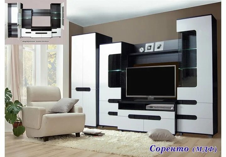 Спальный гарнитур Соренто (Мебельград) - купить в интернет-магазине "Мебель на д