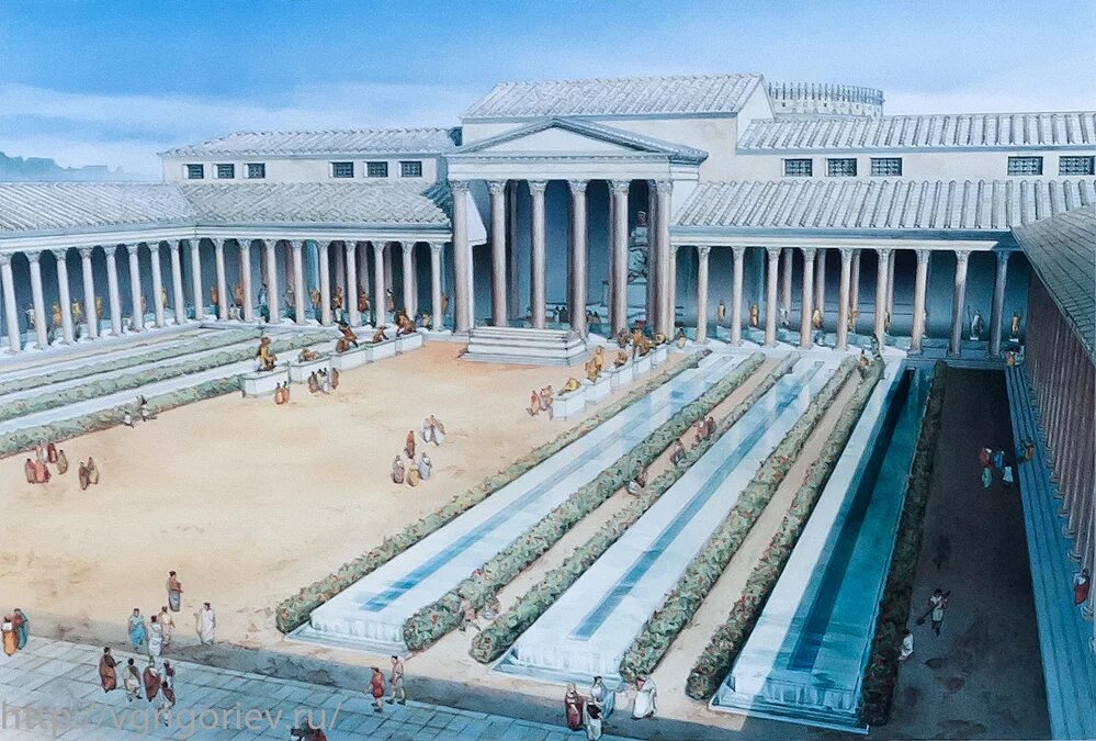 Рим 4 век до н э. Храм Веспасиана в Риме реконструкция. Храм Сатурна в Риме реконструкция.